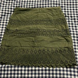 Green Gap Skirt